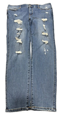 Torrid Bombshell Skinny Distressed Jeans 20T Tall Premium Stretch